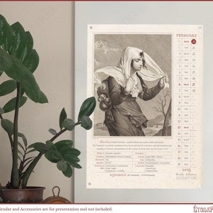 Printable Astrology Calendar 2023 / Monthly Calendar Zodiac Signs ...