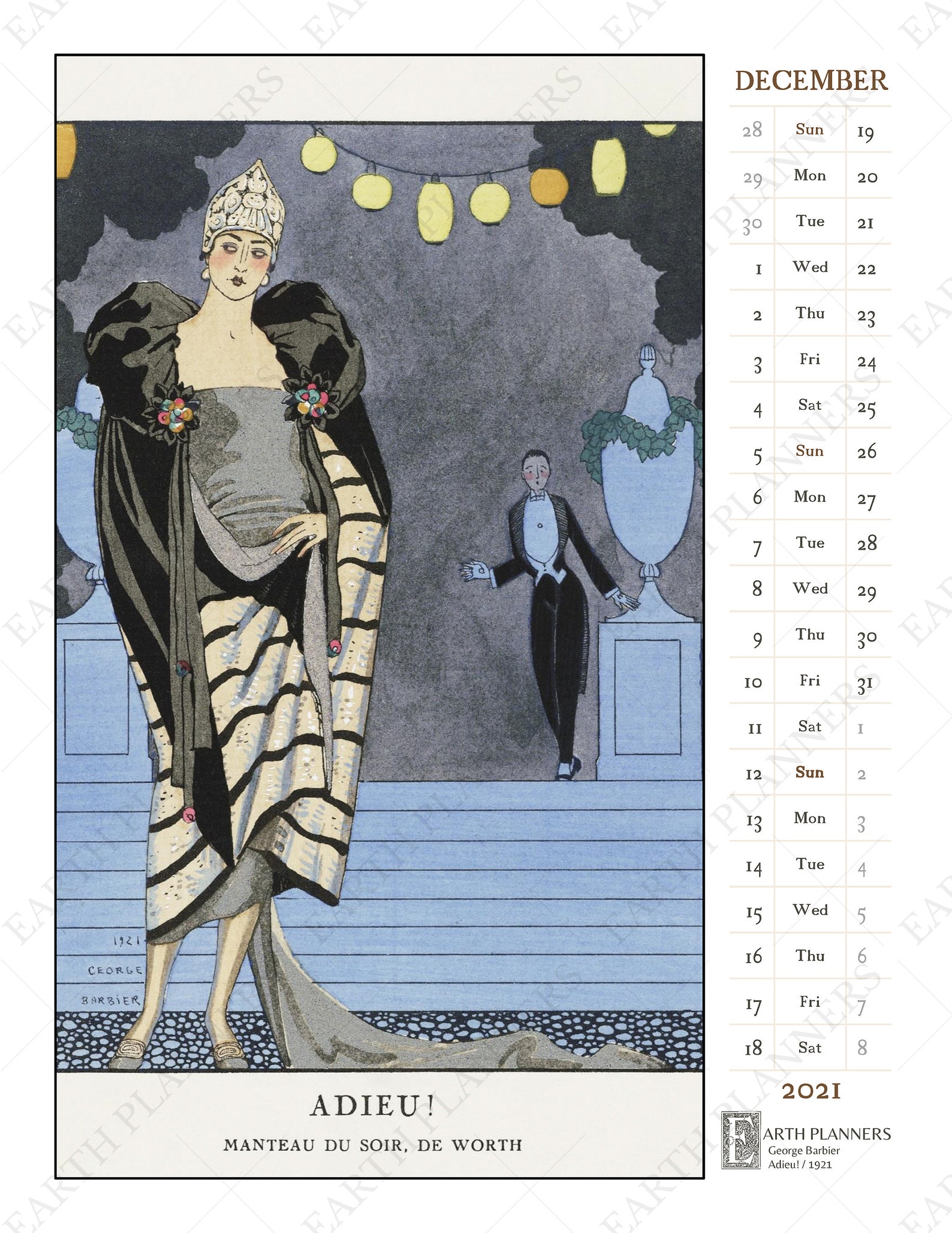 Art Deco Calendar 2021 Printable / 1920s Dress & Antique | Etsy Art Deco Calendar 2021 Printable / 1920s Dress & Antique | Etsy