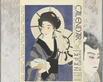 Japanese Art Calendar 2026 : Shin-Hanga Woodblock Prints - A3/Tabloid Size 0050202-NY