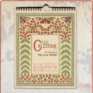 2026 Botanical Calendar : Art Nouveau Floral Illustrations 0020110-NY