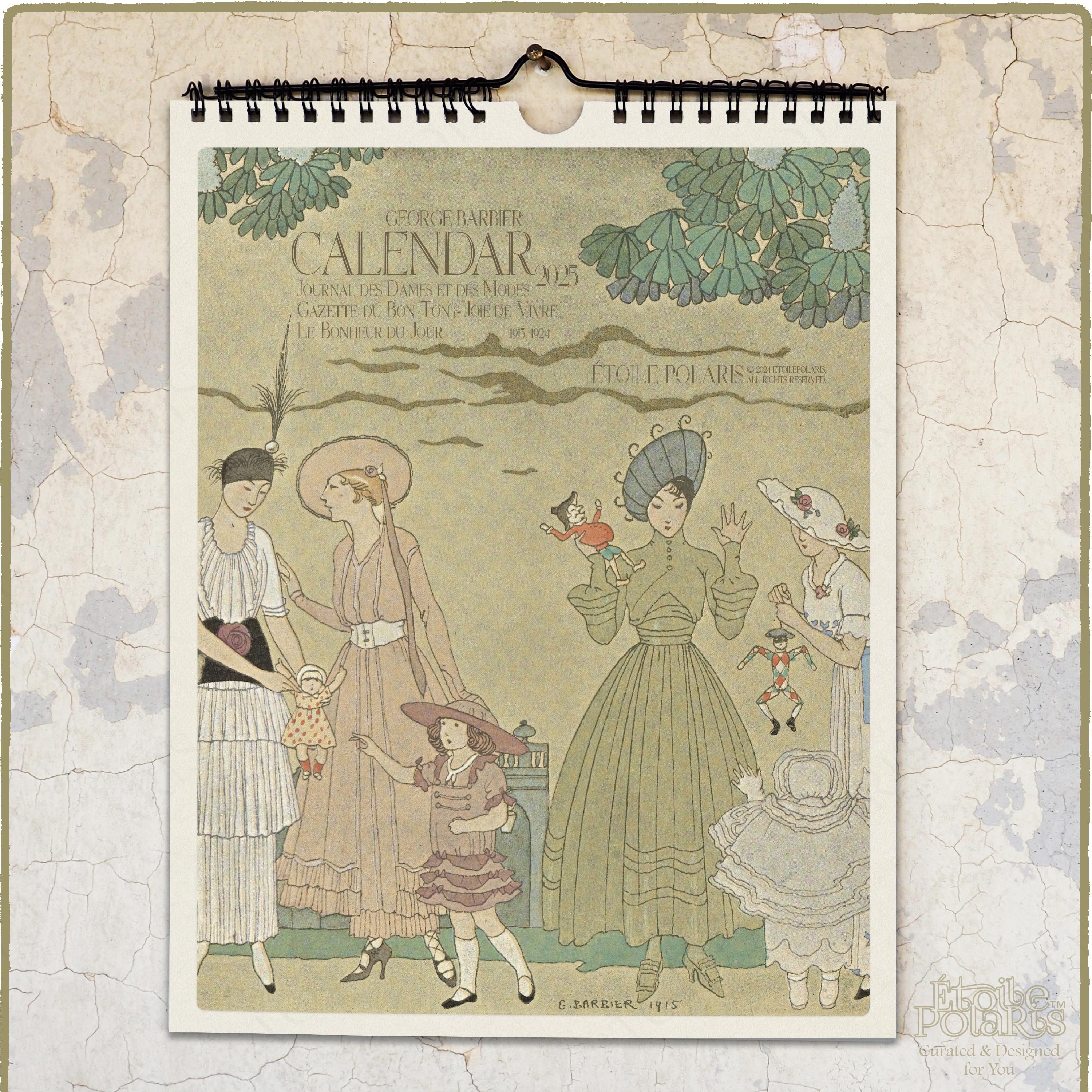 Art Deco Calendar 2025 