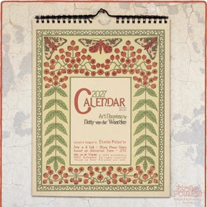 2027 Botanical Calendar : Art Nouveau Floral Illustrations 0020110-NY