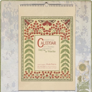 Art Nouveau Perpetual Calendar : Floral Birthday Anniversary Planner 1050103-NA