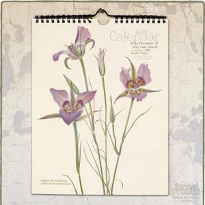 Botanical Calendar 2026 : Mary Vaux Walcott Wildflower Art - A4/Letter Size 0020402-NY