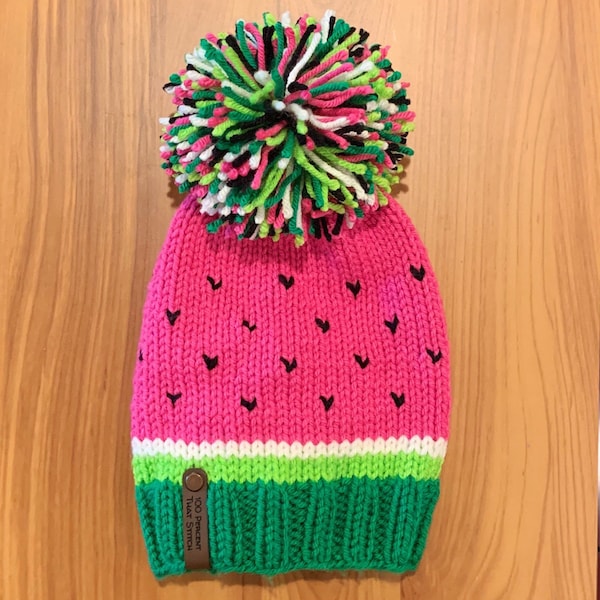 Watermelon Hat Etsy