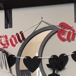 Te amo hasta la muerte Banner - San Valentín sangriento - San Valentín espeluznante - Boda alternativa - Gótico - Gótico - Emo - Espeluznante