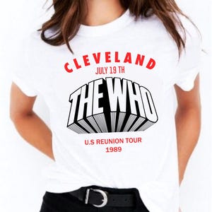 The Who 1989 T Shirts - Etsy