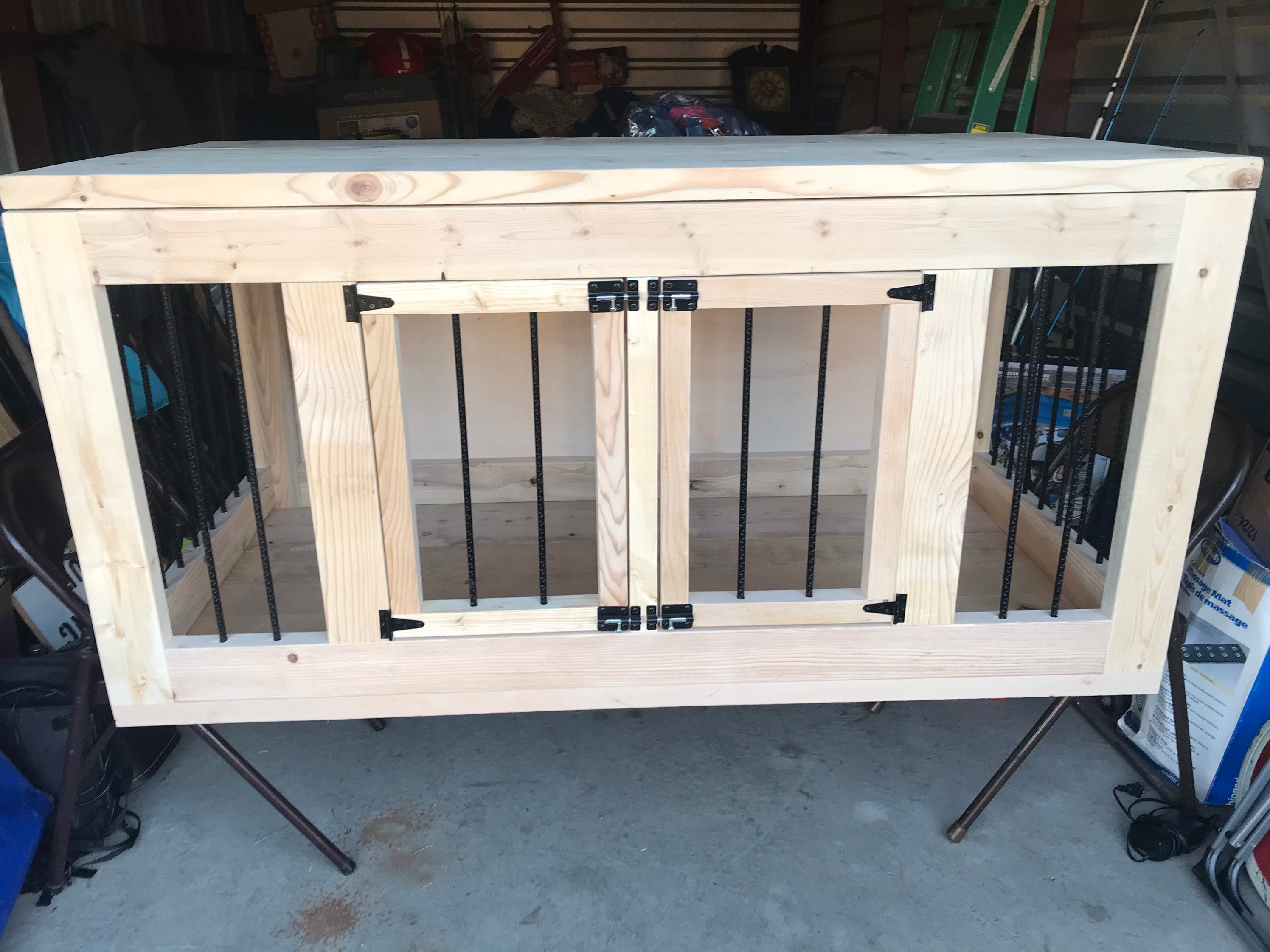 Unfinished Dog Kennel Crate/tv Stand Furniture 60x30x30 Etsy UK