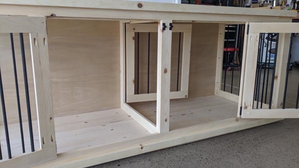 Unfinished Dog Kennel Crate/tv Stand Furniture 60x30x30 Etsy