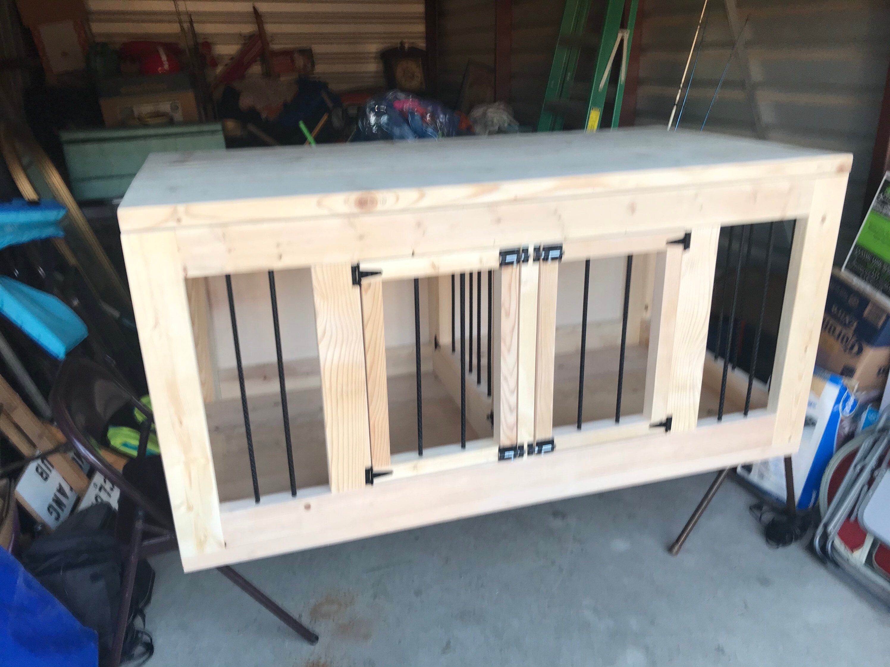Unfinished Dog Kennel Crate/tv Stand Furniture 60x30x30 Etsy UK
