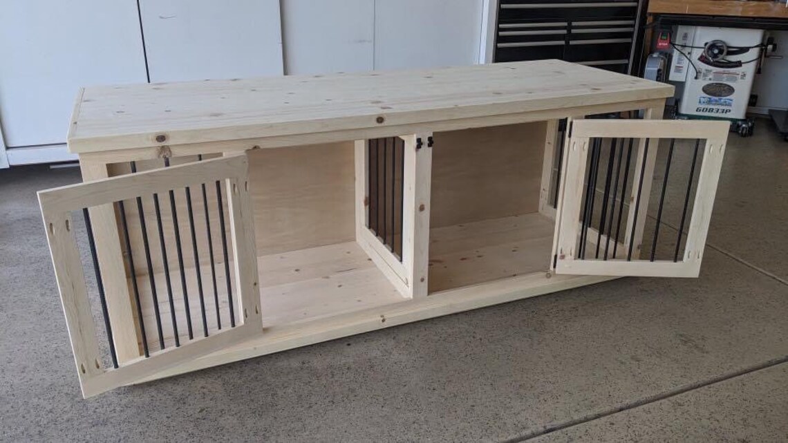Unfinished Dog Kennel Crate/tv Stand Furniture 60x30x30 Etsy