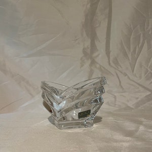 Mikasa Crystal Art Deco votive holder