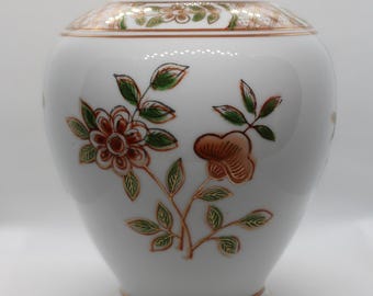 Vintage Andrea by Sadek 8945 Hand Painted Floral Vase - Made in