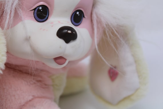 Puppy Surprise Pink & off White Vintage 1991 Hasbro Plush Puppy Surprise Pink & off White Vintage 1991 Hasbro Plush