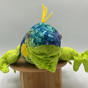 Handmade Stuffed, Plushy Iguana Exotic Animal