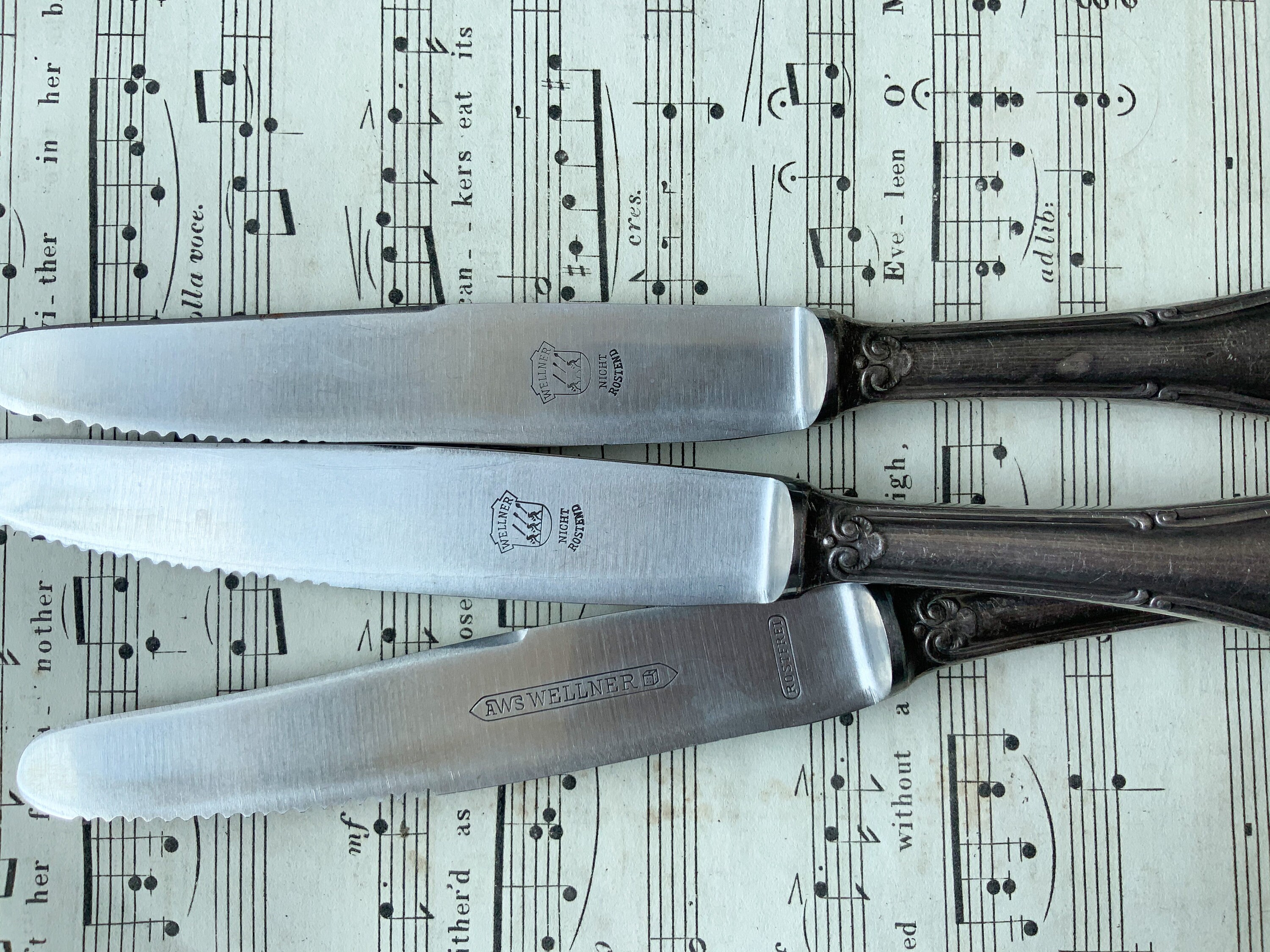 Antique knives cutlery silverware Etsy