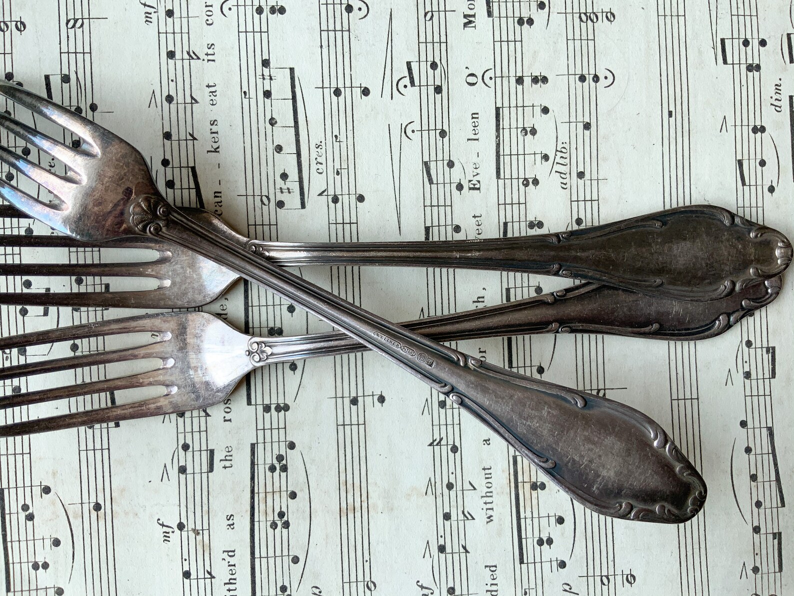 Antique forks 3 pieces Etsy