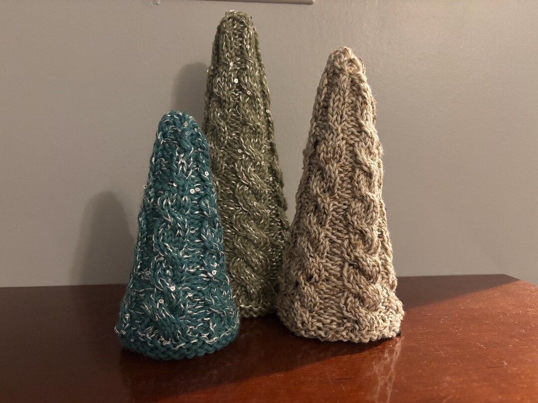 Cable Knit Christmas Tree Pattern - Etsy