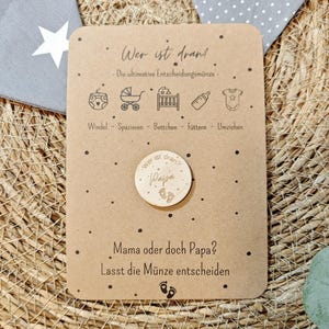 Entscheidungsmünze für Eltern | Windelmünze