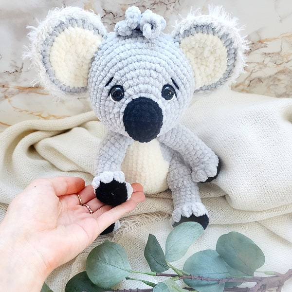 Crochet pattern Koala "Ella" | Amigurumi | Crochet animal | Instructions | Crochet Koala | stuffed animal | PDF | Language: German