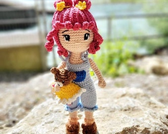 Lalka szydełkowa „Emma” | Amigurumi | Szydełkowe zwierzątko | Instrukcje | Szydełkowa lalka | wypchane zwierzę | PDF | Język: niemiecki