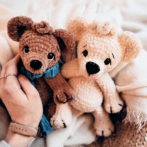 Crochet pattern teddy bear &quot;Knubbel&quot; | Amigurumi | Crochet toy | Instructions | Crochet bear | Stuffed toy | PDF | Language: German