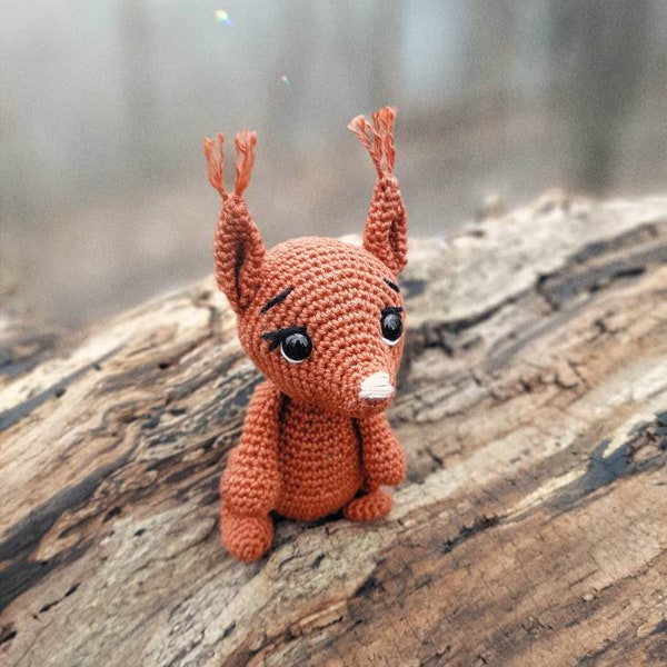 Häkelanleitung Eichhörnchen "Finja" | Amigurumi | Häkeltier | Anleitung | Waldtiere häkeln | Stofftier | PDF | Sprache: Deutsch