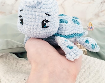 Crochet pattern for turtle "Wave" | Amigurumi | Crochet toy | Instructions | Crochet turtle | Stuffed animal | PDF | Language: German