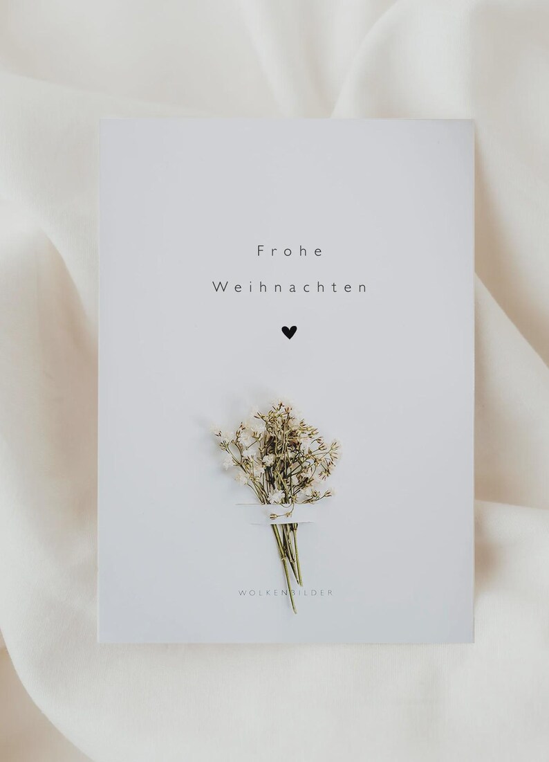 A special card with a real flower for various occasions. image 4