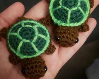 2 tortugas diminutas