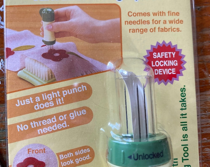 Clover Needle Felting Punch Tool: Spring Loaded With 5 Needles - Etsy