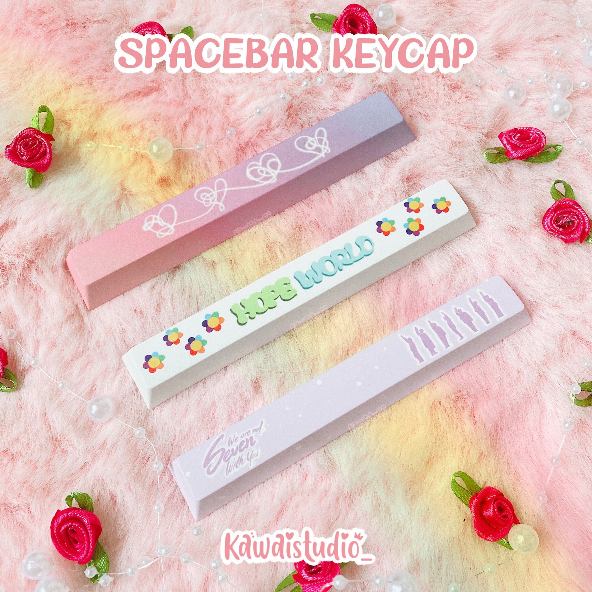 Custom Keycaps Button BTS Keycaps Kawaii Cute Keycaps Etsy Ireland