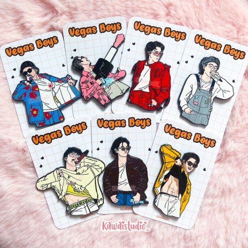 BTS Vegas Boys Enamel Pin BTS Merchandise Bts Concert Bangtan Etsy