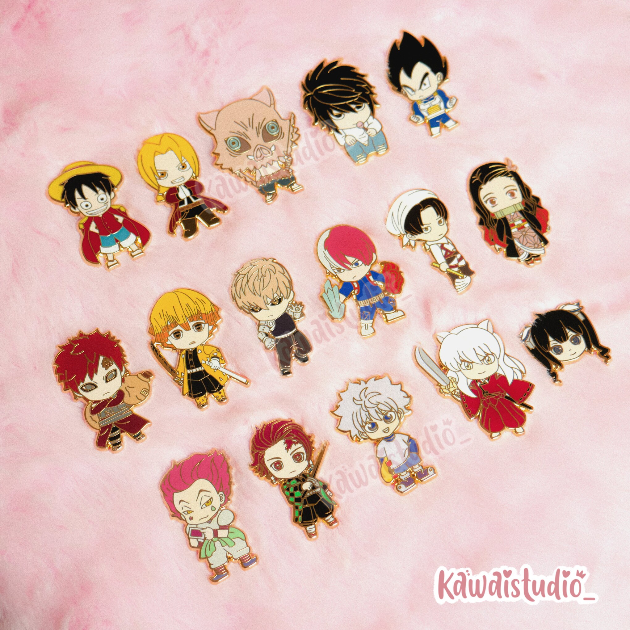Kawaii Anime Pin Cute Chibi Manga Enamel Pin