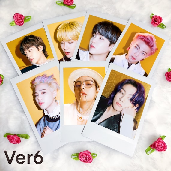 BTS Photocard Custom Polaroid Bts Butter Instax Photo Official BTS Bts  Merchandise BTS Photocard Collection Customizable Kpop Polaroids 