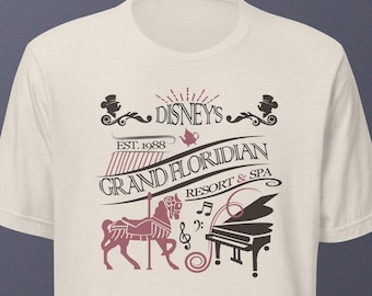 Disney's Grand Floridian Resort & Spa Unisex T-Shirt | Disney Vacation Shirt | ShopMagicalMotifs