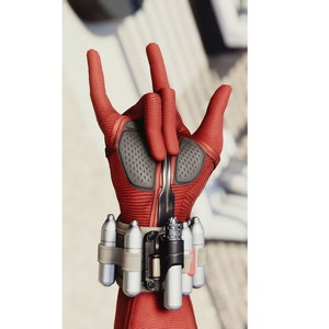 Scarlet Spider-Man Webshooters 3D Print -STL File- 3D Model- 3D Printable File-