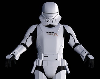 Jet Trooper Wearable Armor + Helmet - 3D Model - STL File - 3D Printable Model- Star Wars -