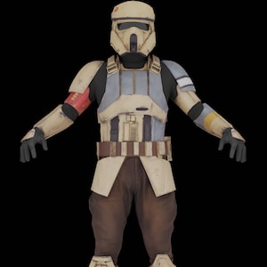 Rogue One Shoretrooper Wearable Armor Kit - Star Wars- Rogue One -  3D Model - STL File - 3D Printable Model-