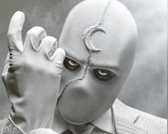 Mr. Knight Helmet - Mr Knight Wearable Helmet - Moon Knight - 3D Print File - STL Model - 3D Model - Cosplay -