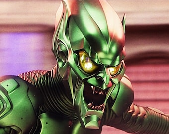 Green Goblin Helmet - 3D Printed Green Goblin Wearable Mask - Spider-Man - Green Goblin Cosplay -