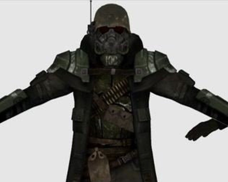 Elite Riot Gear Wearable abdomen and forearmhand plates 3D Model Fallout Fallout New Vegas NCR Elite Riot Gear 3D Print File