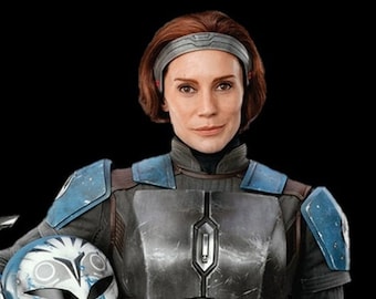 Bo Katan Kryze The Mandalorian  Headband Season 2 2020  - 3D Print File - STL Model - 3D Model - Cosplay -