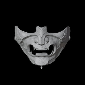 Ghost of Tsushima Mask 3D Print File - 3D Model- STL File - Cosplay - Kazumasa Sakai-  Jin Sakai