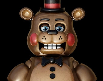 FNAF 2 Toy Freddy Wearable Helmet Mask Fnaf 2 Movie Custom Freddy Furry 3D Model STL Files