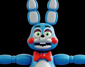 FNAF 2 Toy Bonnie Wearable Helmet Mask Furry Fnaf 2 Movie Custom Bonnie 3D STL Files 3d Model