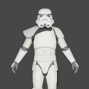 Stormtrooper Full Wearable Armor + Helmet  - Star Wars  - 3D Print File  - 3D Model - STL File - 3D Printable Model-