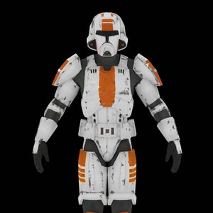 Old Republic Trooper Wearable Armor + Helmet - 3D Model STL  - Star Wars  - 3D Print File  - 3D Model - STL File - 3D Printable Model-