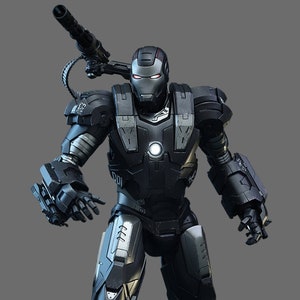 Iron Man War Machine Mark 1  Wearable Armor + Helmet + EXTRAS - War Machine Mark I - 3D Print File - STL Model - 3D Model - Cosplay -