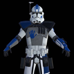 Phase 2 Arc Trooper Wearable Armor + Helmet - 3D Model - STL File - 3D Printable Model- Star Wars -